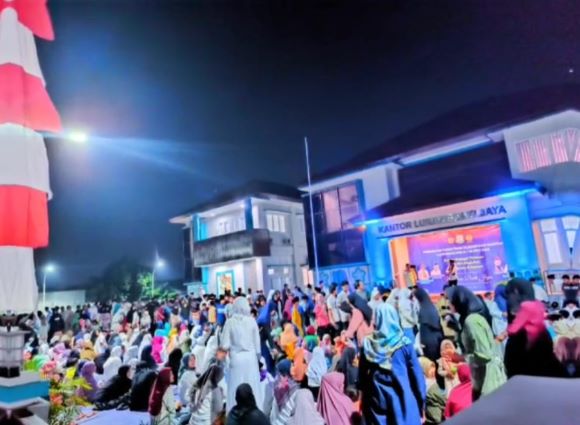 Kemeriahan peringatan Tahun Baru Hijriyah di Kelurahan Bakti Jaya, bersama Kelompok 51 KKL IIQ Jakarta 